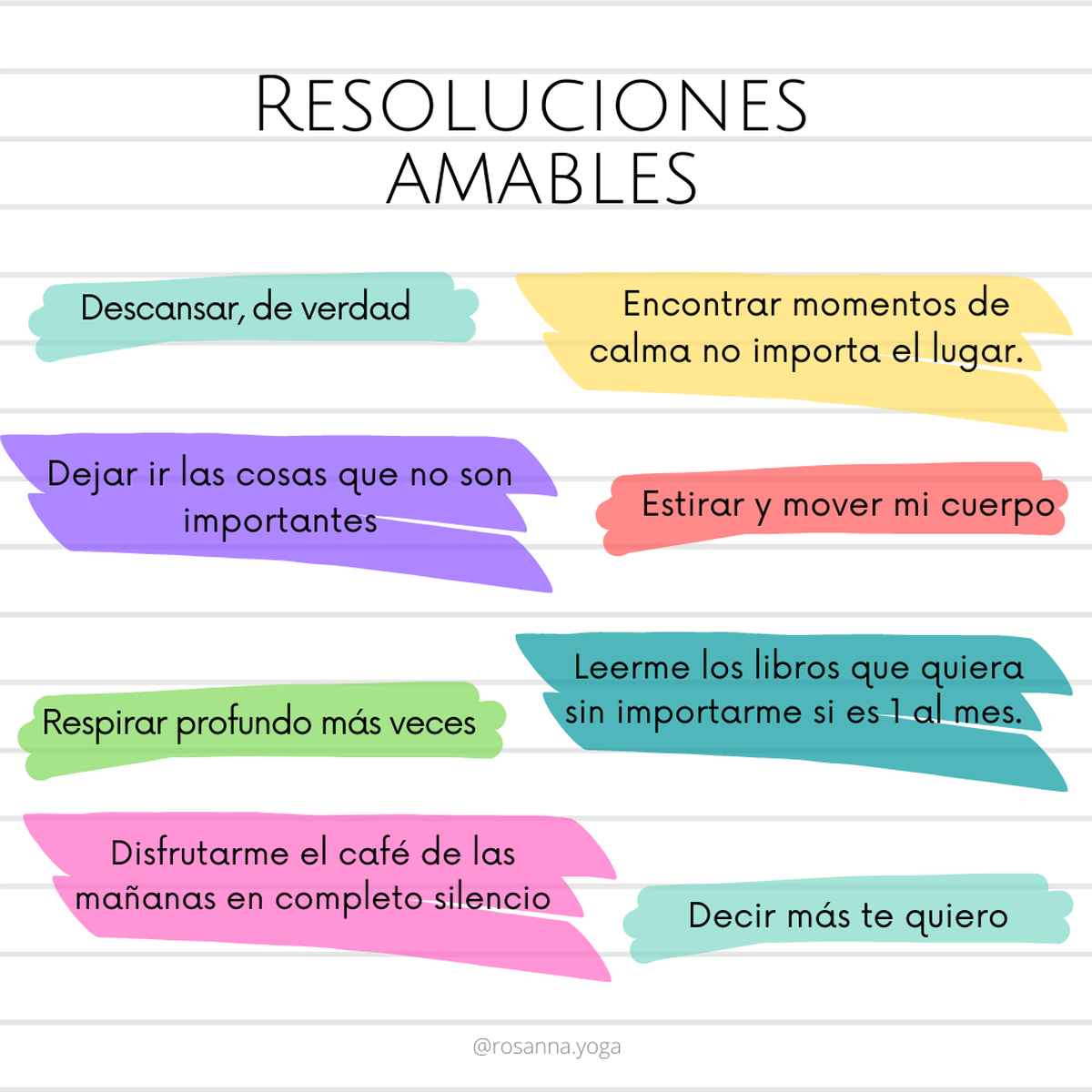 Resoluciones amables 2